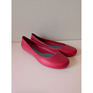 Oka b Taylor Matte Ballet Flats in Cherry size 10